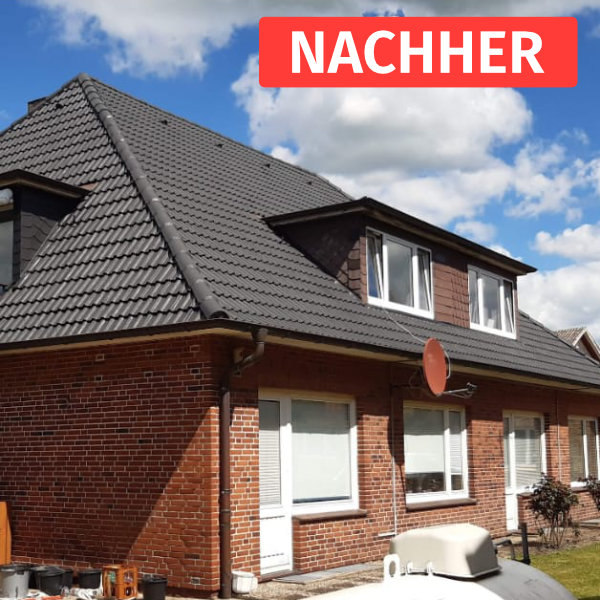 Dach nach der Dachbeschichtung Fürstenwalde